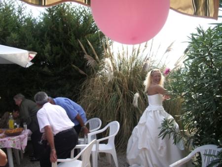 le lancer du bouquet