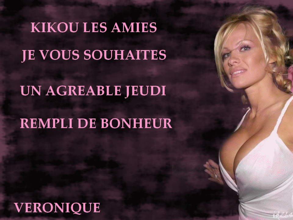 PASSEZ UN AGREABLE JEUDI