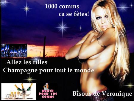 Champagne pour les 1000 comms